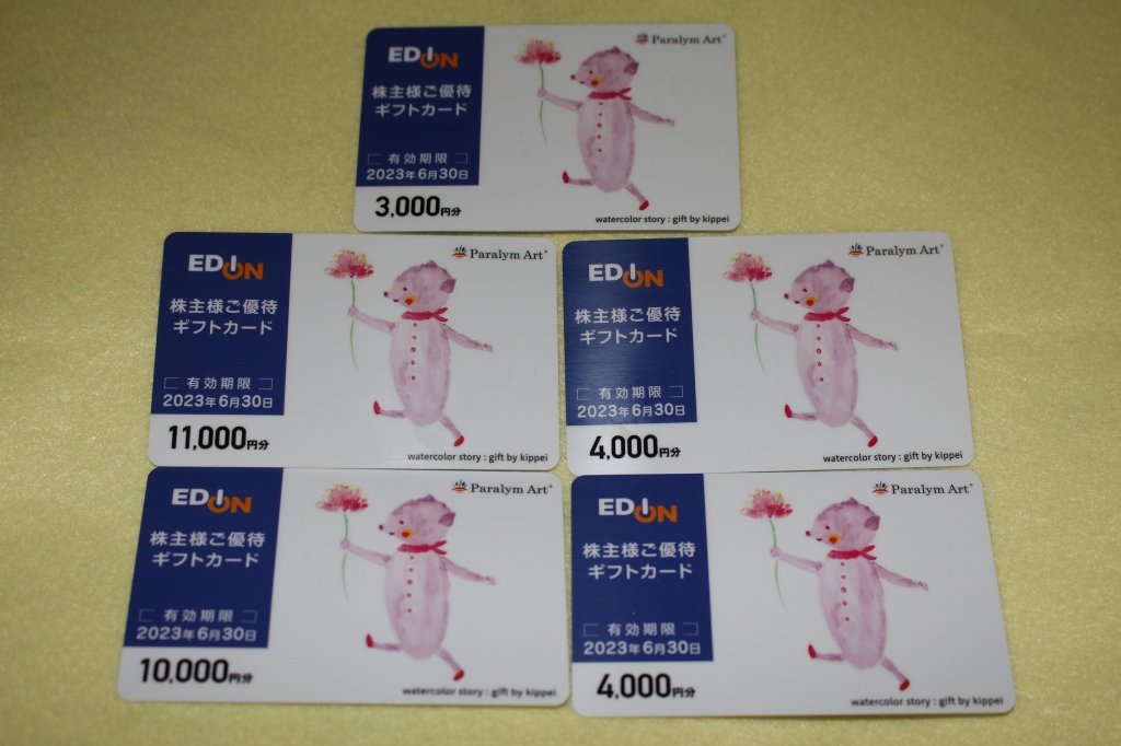 エディオン 株主優待券 株主優待カード 4万円分 デオデオ - 優待券/割引券